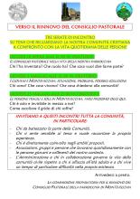 Volantino incontri preparatori al rinnovo CP